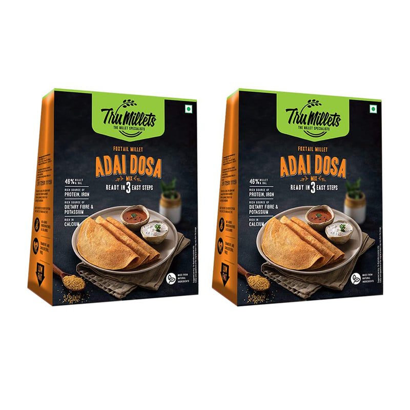 Keto Friendly Foxtail Millet Adai Dosa | 250 g | Pack of 2