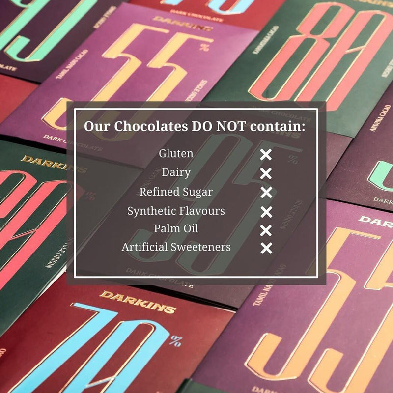 Vegan Artisanal Dark Chocolate Pack of 2