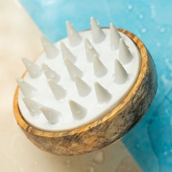 Mango Wood Shampoo Massager | Hair Massager