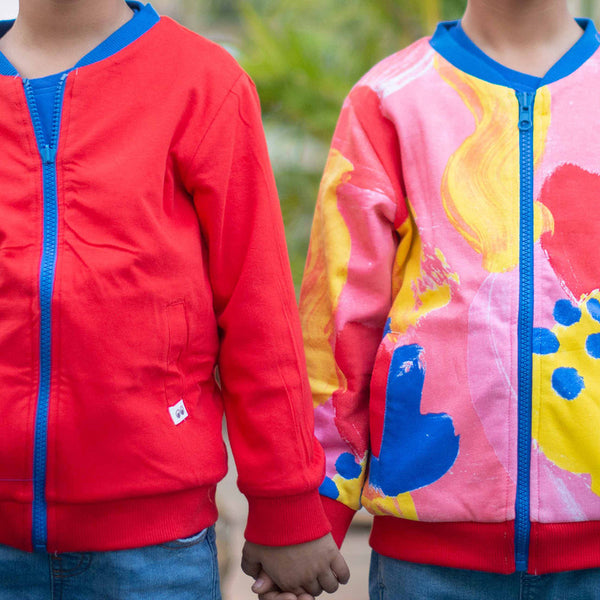 Cotton Reversible Jacket | Duoplay | Multicolour