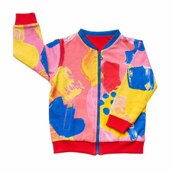 Cotton Reversible Jacket | Duoplay | Multicolour