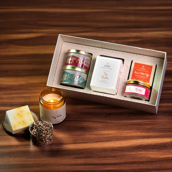 Festive Gift Packs | Tea Pack | Candle | Soap Bar | Set of 5