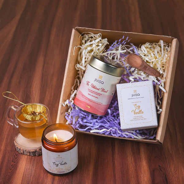 Festive Gift Packs | Candle | Tea Pack | Set of 3