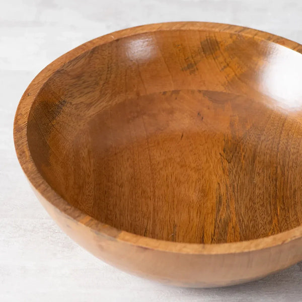 Wooden Serving Bowl | Brown | 25 cm