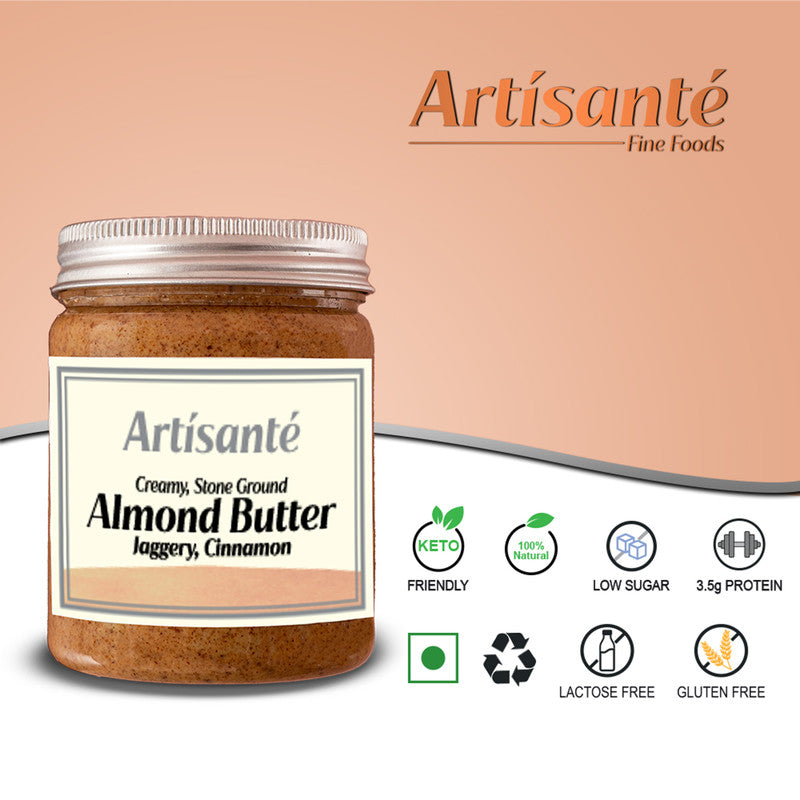 Almond Butter | Jaggery & Cinnamon | 180 g