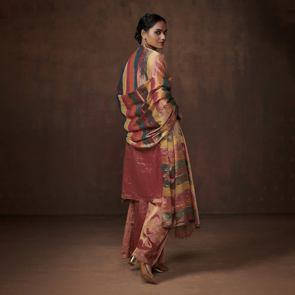 Chanderi Tissue Dupatta for Women | Multicolour