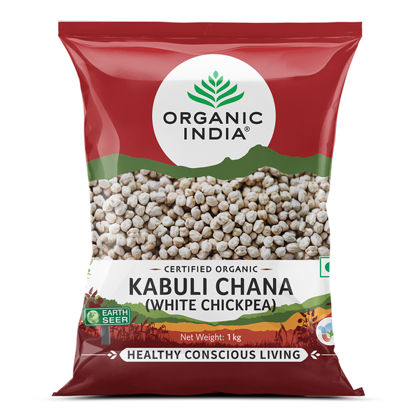 Organic India | Kabuli Chana | White Chickpea | 1 Kg