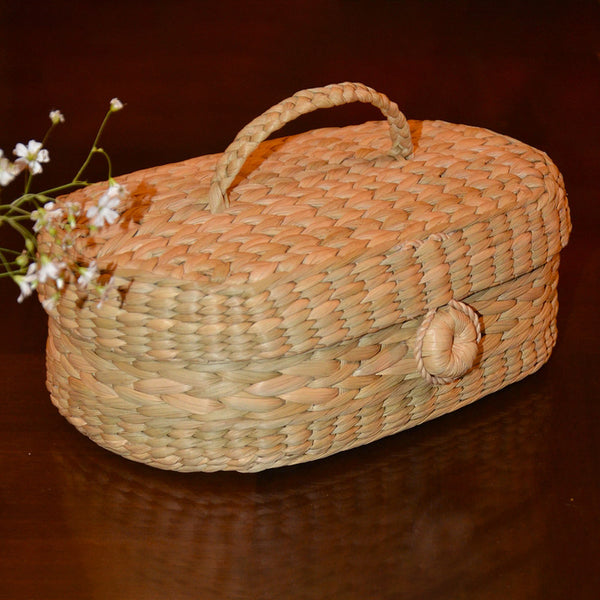 Kauna Oval Gift & Utility Box | Natural