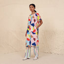Cotton Poplin Printed Co-Ord Set for Women | Multicolour