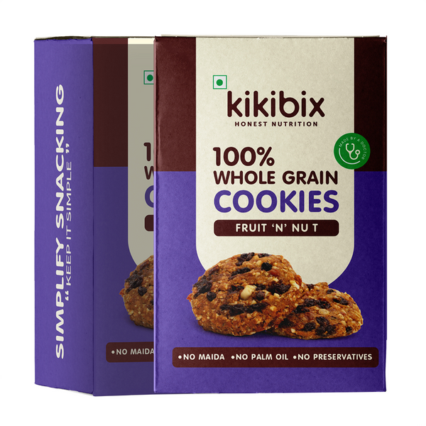 Premium Cookies Gift Box | Fruit N Nut, Choco Chip & Cranberry Oats Cookies | 264 gm