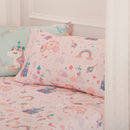 Organic Cotton Bedsheet for Kids | Dreamy Print | Pink