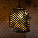 Kauna Grass Hanging Lamp | Maestro Jaali | Beige | 28 cm