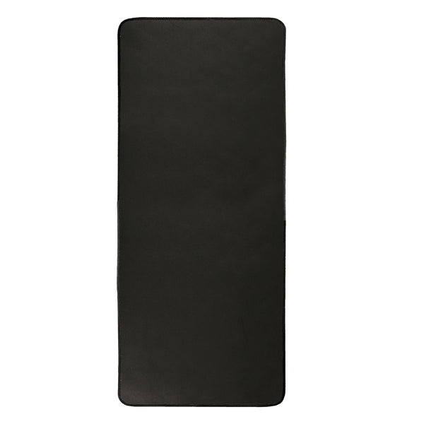 Cotton Yoga Mat | Anti-Skid | Black | 180 cm