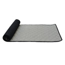 Cotton Yoga Mat | Anti-Skid | Black | 180 cm