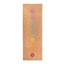 Cork Yoga Mat | Chakra Design | Multicolour | 183 cm