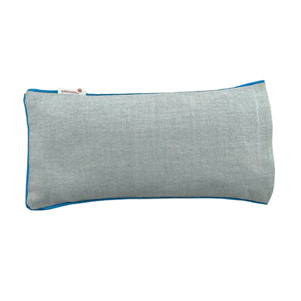 Meditation Eye Pillow | Positive Vibes Embroidered | Grey | 23 cm