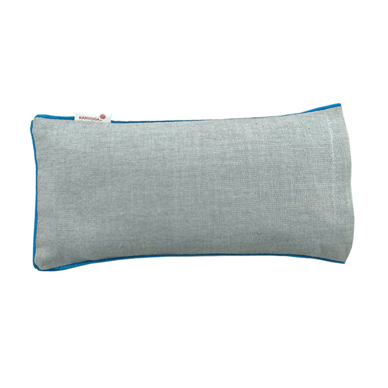 Meditation Eye Pillow | Positive Vibes Embroidered | Grey | 23 cm