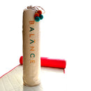 Cotton Yoga Mat Bag | Balance Embroidered | Beige | 74 cm