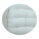 Cotton Zabuton Meditation Cushion | White | 67 cm