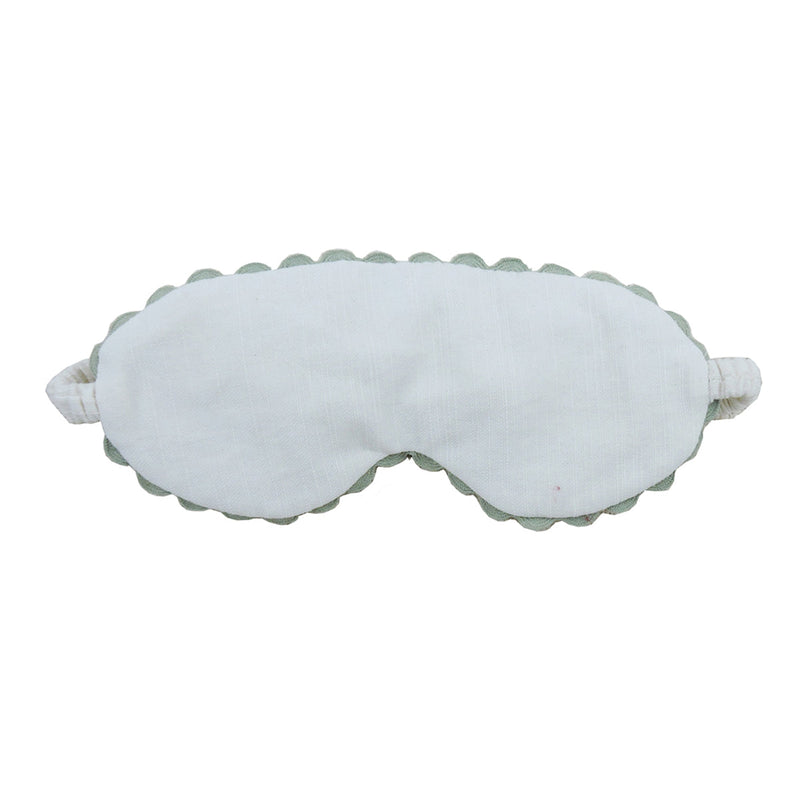 Meditation Eye Mask | Rejuvenation & Relaxation | White | 19 cm