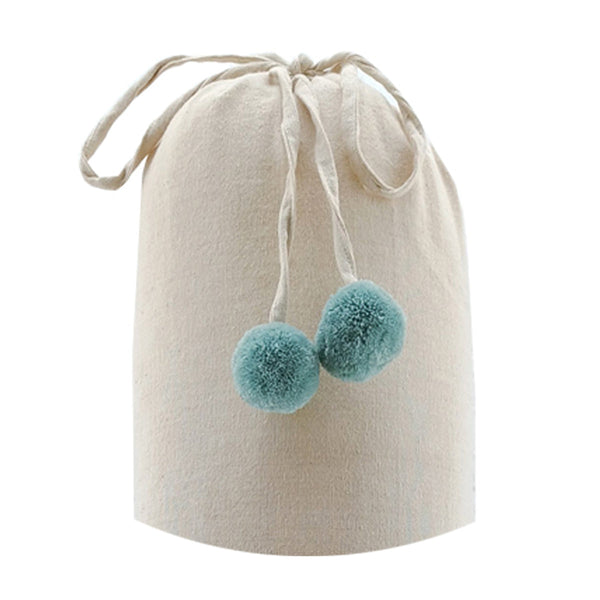 Cotton Yoga Mat Bag | Embroidered | Beige | 74 cm