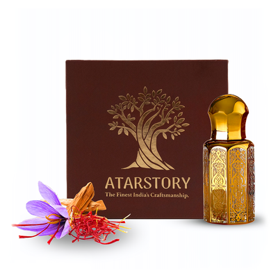 Kesar Chandan Attar Perfume | Long Lasting Fragrance | Ittar for Men and Women | 12 ml