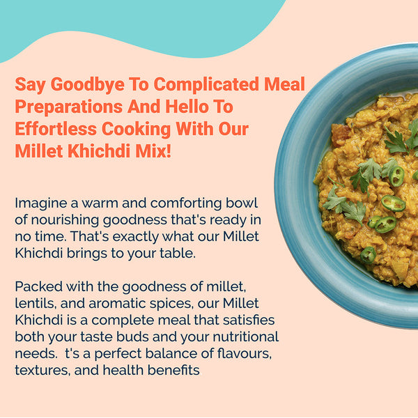 Organic Khichdi Millet Mix | High Fibre | 100 g