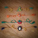 Cotton Yarn Rakhi For Kids | Multicolour | Handmade | Pack of 4