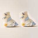 Organic Cotton Baby Booties | Hippo & Sun Design | Yellow