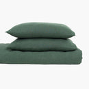 Pure Linen Duvet Cover Set | Solid Design | Green