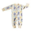 Organic Cotton Baby Onesie | Hippo & Sun Design | Yellow