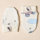 Organic Cotton Baby Mittens | Hippo & Sun Design | Yellow