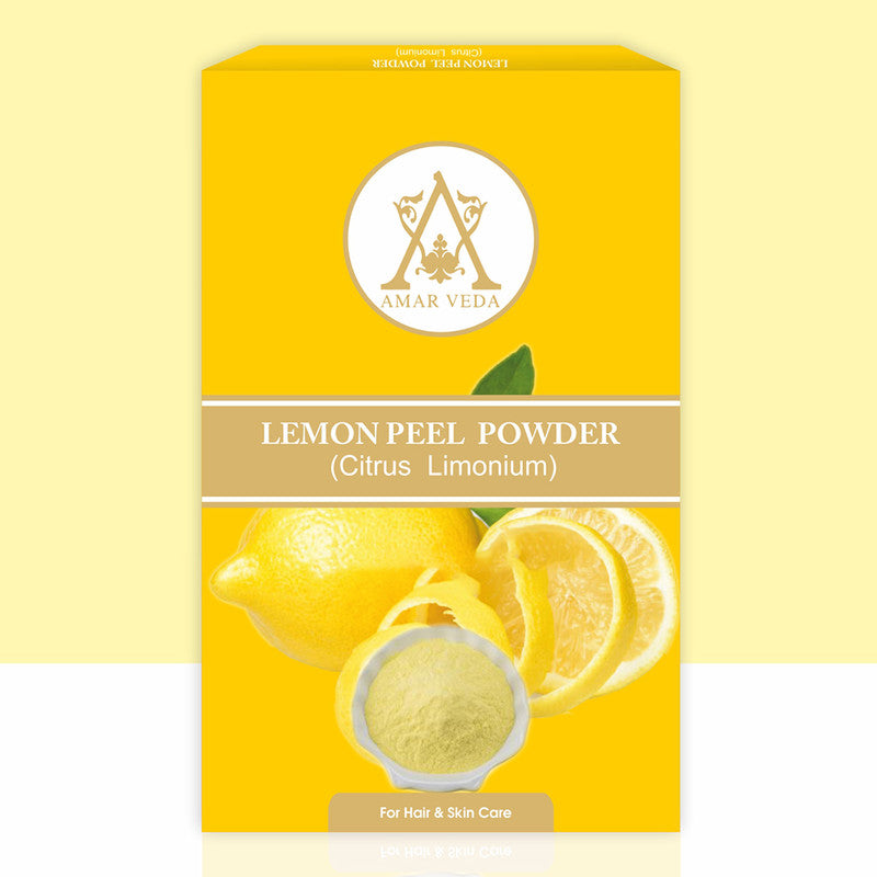 Herbal Lemon Peel Powder For Face Cleanser & Skin Whitening