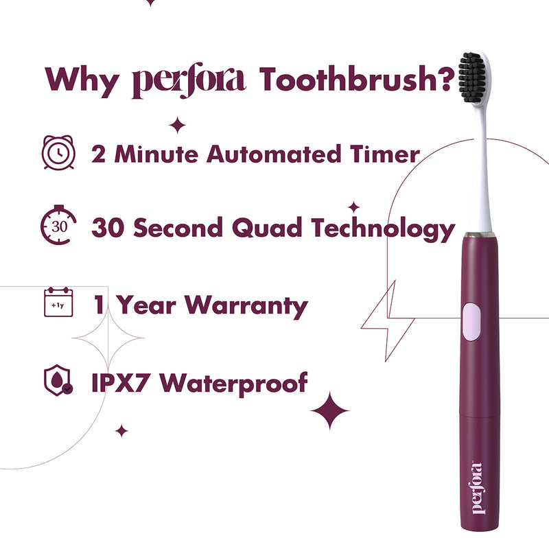 Perfora Electric Toothbrush | Lush Plum