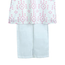 Kurta Pajama for Boys | Organic Cotton & Chanderi | Bandhini Print | Pink