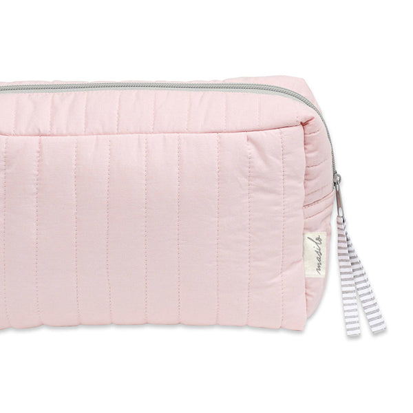 Organic Cotton Baby Organiser Pouch | for Toiletries | Pink.