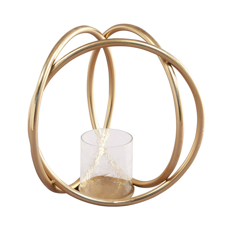 Candle Holder | Waves Sphere | 8.5 inch