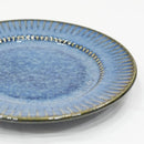 Ceramic Dinner Plate | Blue | Glossy Finish | 25 cm