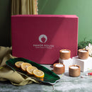 Festive Gift Box | Housewarming Gifts | Tealight Holders & Serving Platter | Set of 5