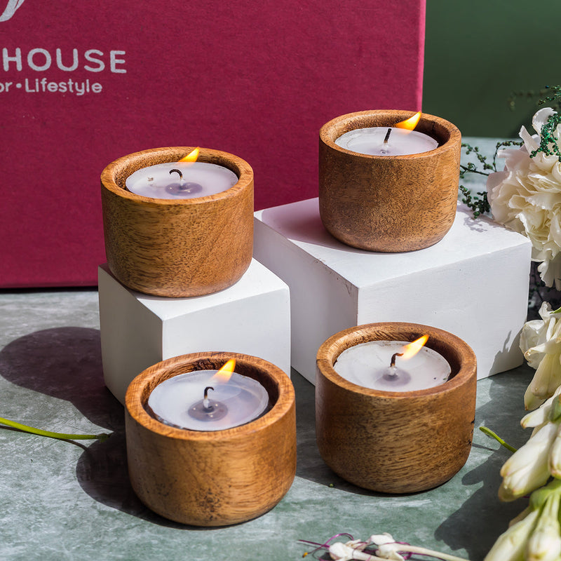 Wedding Gift Box | Housewarming Gifts | Tealight Holders & Serving Platter | Set of 5