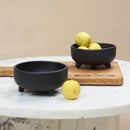 Ceramic Serving Bowl | Black | 4 inches