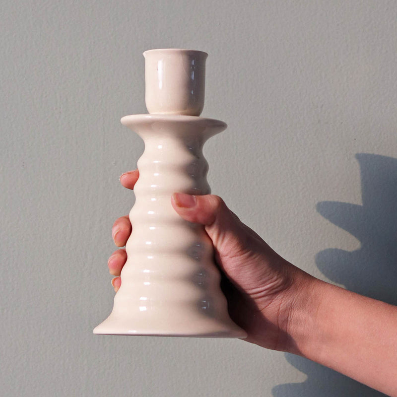 Ceramic Candle Holder | for Coil | Off-White.