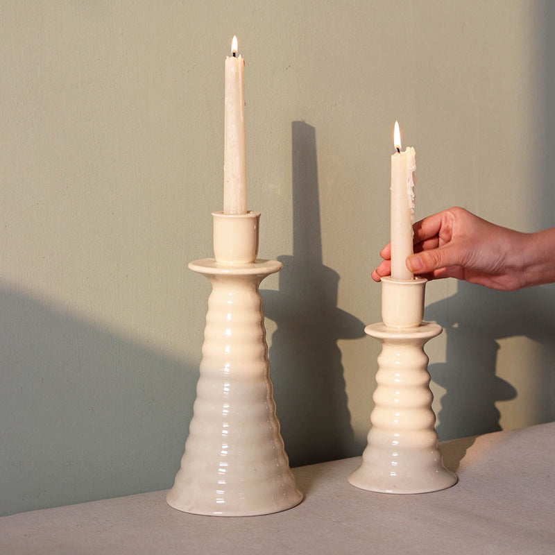 Ceramic Candle Holder | for Coil | Off-White.