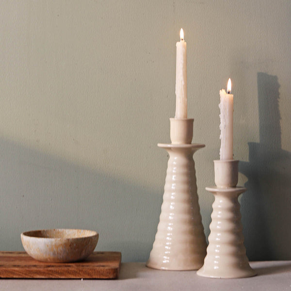 Ceramic Candle Holder | for Coil | Off-White.