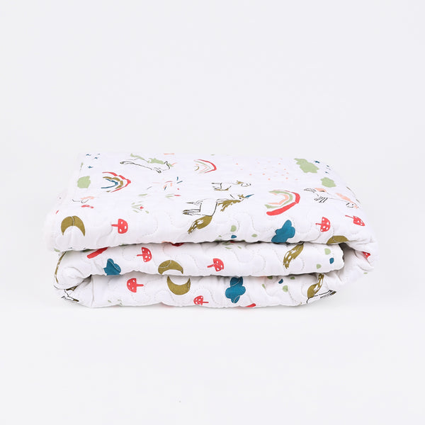 Organic Cotton Baby Blanket | Unicorn Print.