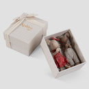 Soft Toy for Baby & Kids | Mouse Set | Brown & Beige.