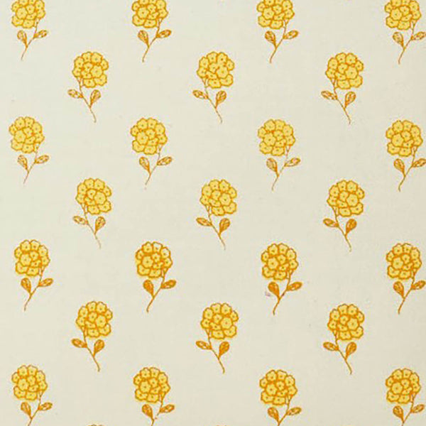 Tagar Cotton Cushion Cover | Mustard | 16x16 Inches