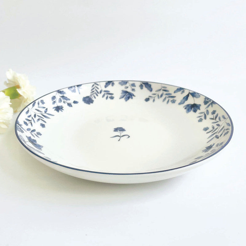 Porcelain Eden Pasta Plate | Blue