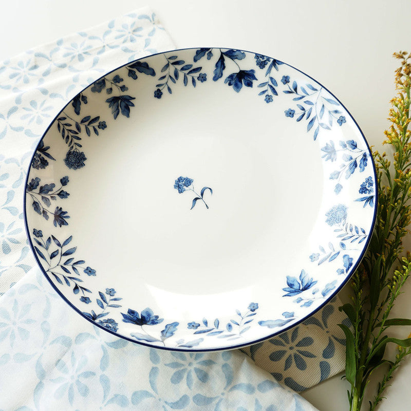 Porcelain Eden Pasta Plate | Blue