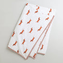 Mul Cotton Kids Blanket | Reversible | White & Brown | Reversible | White & Brown | 101 x 152 cm